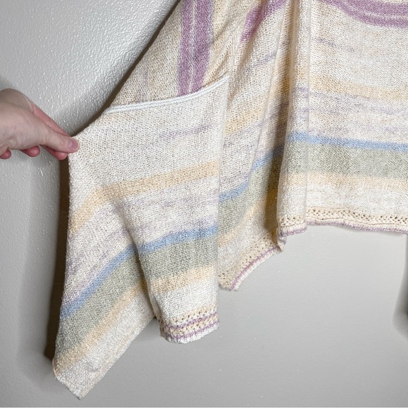 Free People Saturn Poncho Sweater Warm Sky - Picture 11 of 13